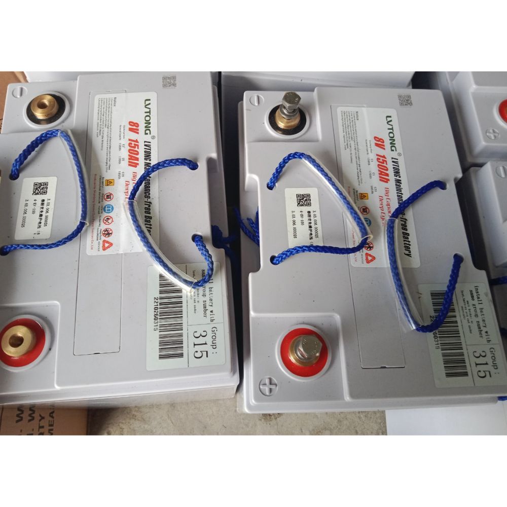 Ắc quy xe điện du lịch LVTong 8V 150Ah 4 Ắc quy xe điện du lịch LVTong 8V 150Ah - Ảnh 4