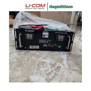 Pin Lithium viễn thông Vision 48V, 100Ah V-LFP48100, ắc quy lithium viễn thông V-LFP48100 4 lithium vision 3