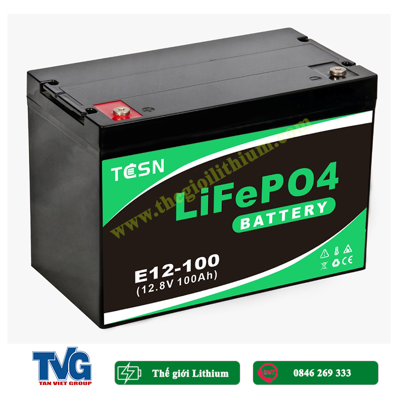 lithium thay the acid chi 12.8v 100ah