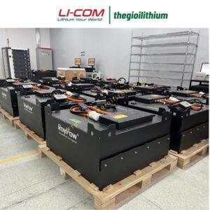 Pin lithium cho xe nâng của RoyPow 72V 420Ah F72420