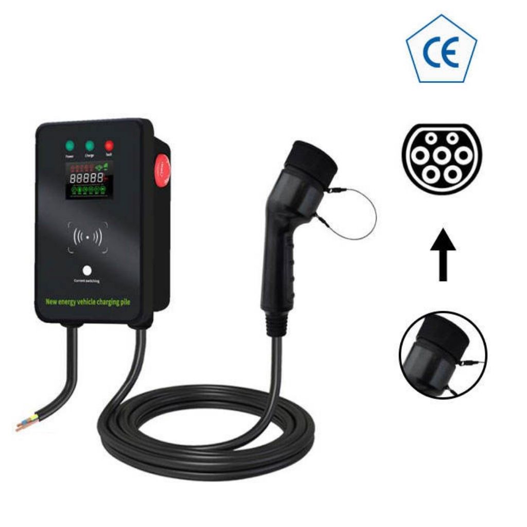 Trạm sạc ô tô điện EV AC 32A 7KW có màn hình điều chỉnh dòng GEV202 2 Trạm sạc ô tô điện EV AC 32A 7KW có màn hình điều chỉnh dòng GEV202 - Ảnh 2
