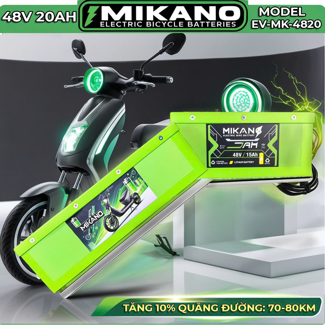 Tính quãng đường cho pin xe điện 48V 20Ah 1 pin xe dien 48v 20ah