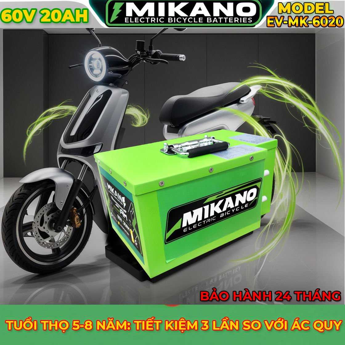 Pin lithium xe điện 60V 20Ah 4 Pin lithium xe điện 60V 20Ah - Ảnh 4