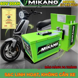 Pin lithium xe điện 60V 20Ah 11 pin xe dien 60v 20ah 2