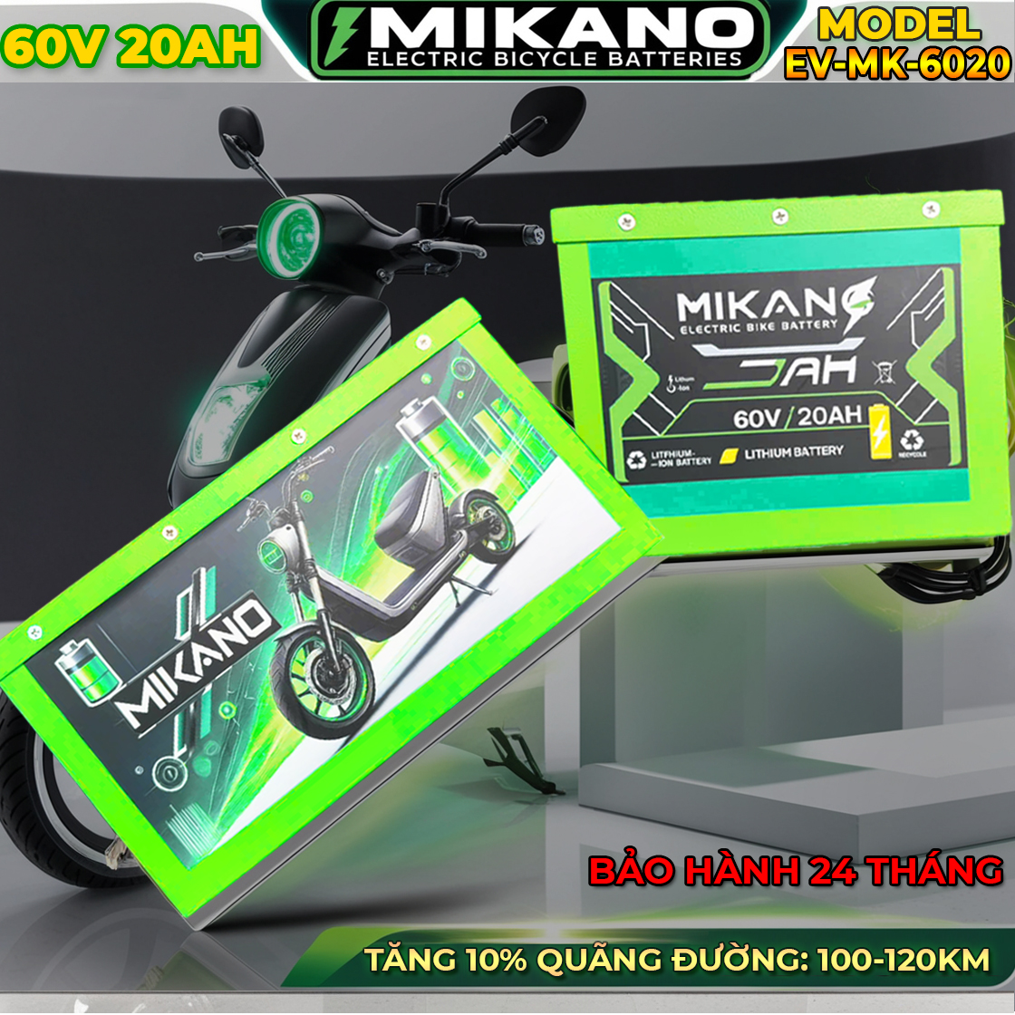 Pin lithium xe điện 60V 20Ah 2 Pin lithium xe điện 60V 20Ah - Ảnh 2