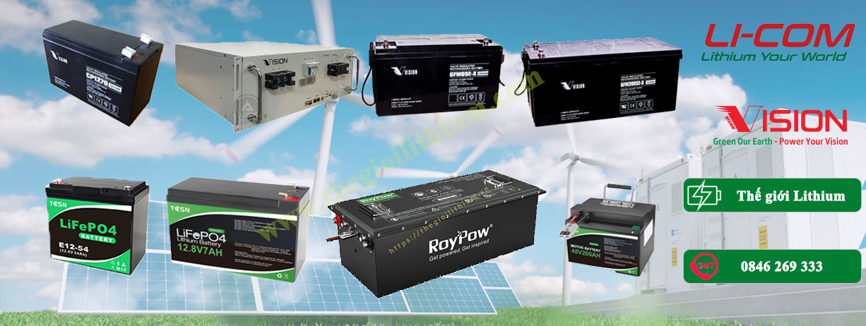 Ắc quy Vision ắc quy Viễn thông Hải Phòng 5 banner lithium fb