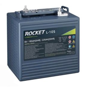 Ắc quy xe điện Rocket 6V 225Ah L-105