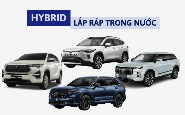 xe hybrid lap rap tai viet nam