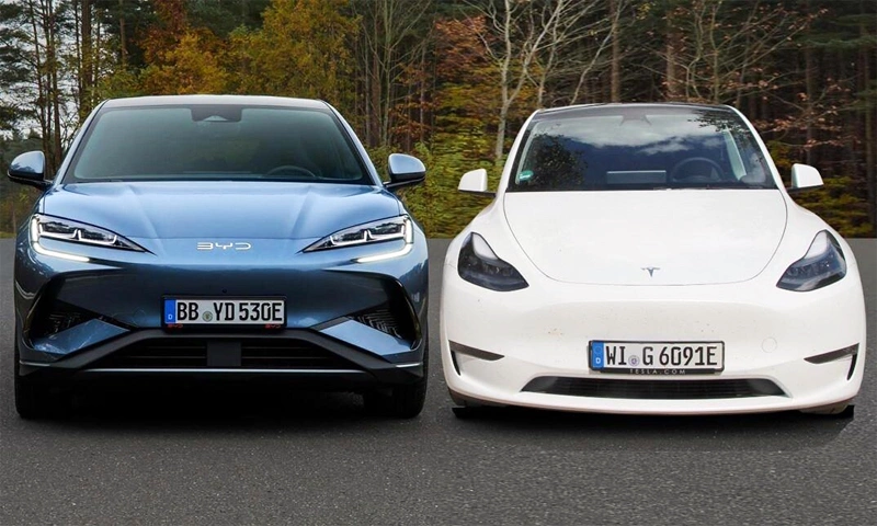tesla vs byd