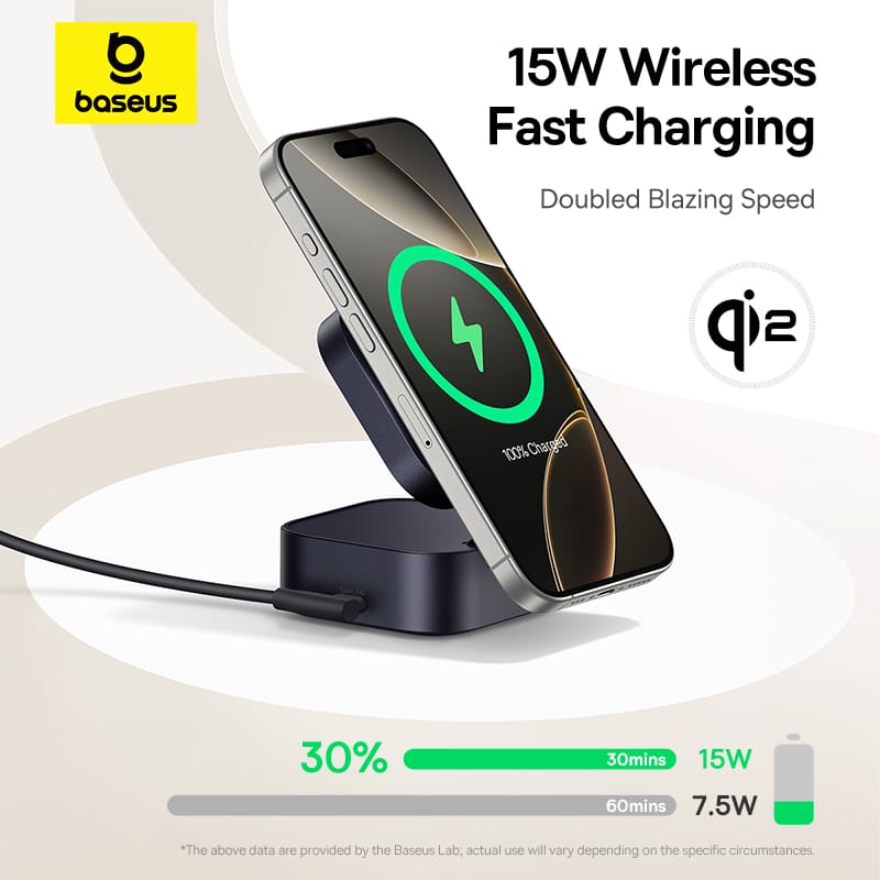 Alternative view of Đế Sạc Không Dây 67w Baseus MagPro 2 IN 1 Magnetic Wireless Charger
