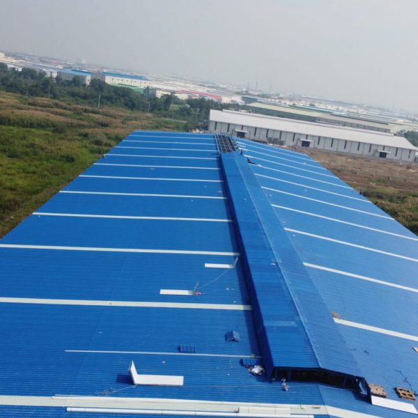 Alternative view of ASA PVC roof sheet (trapezoidal)
