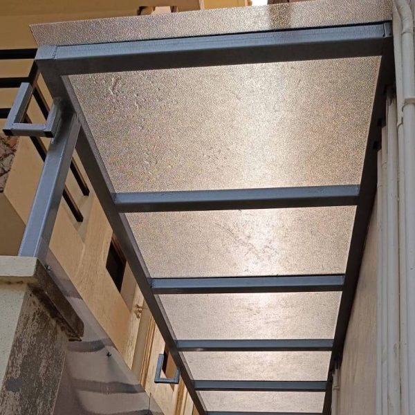 Alternative view of PC embossed roof sheet