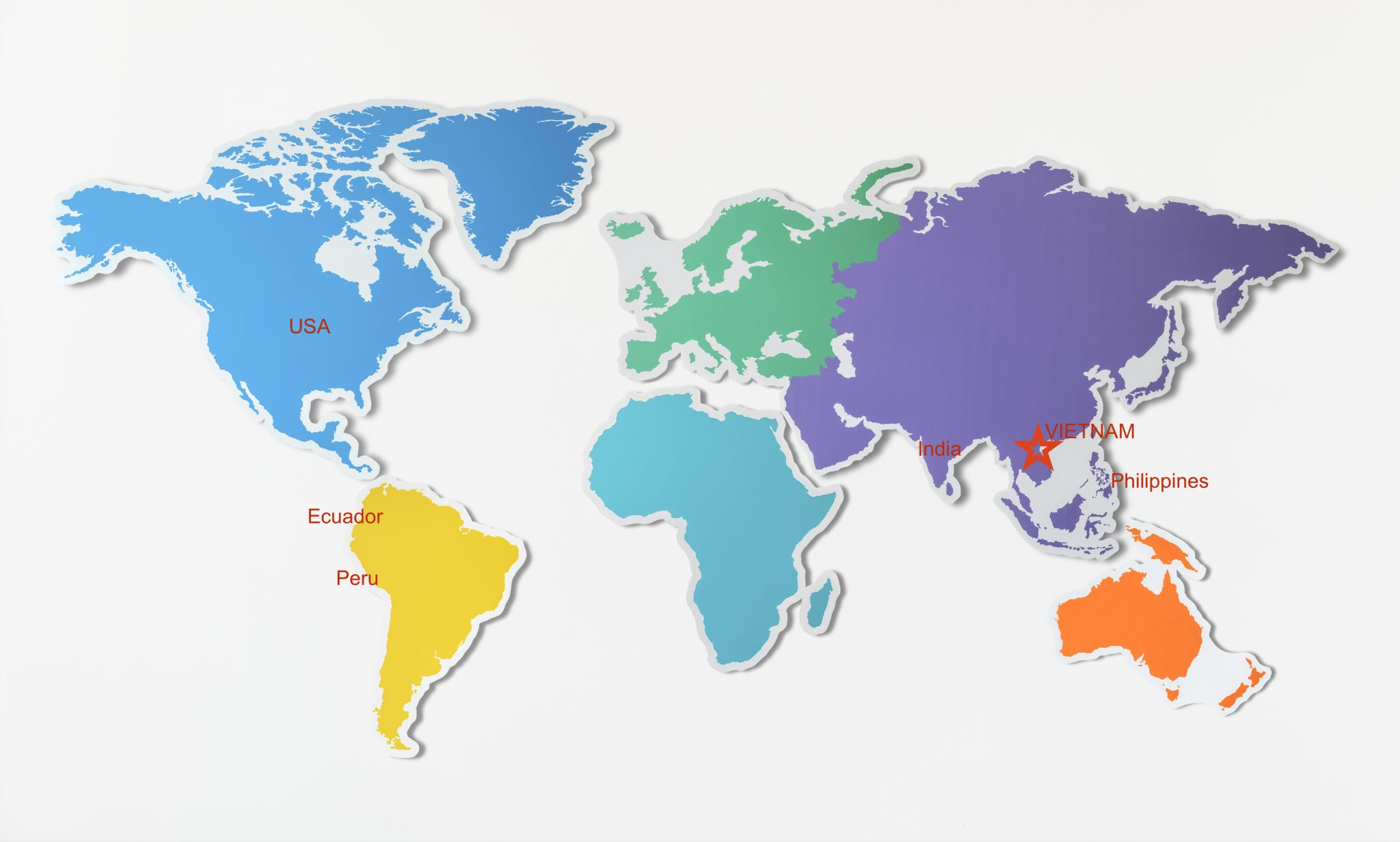 world map