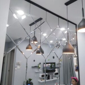 Gương ghép quả trám