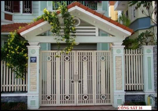 trụ cổng nhà đẹp