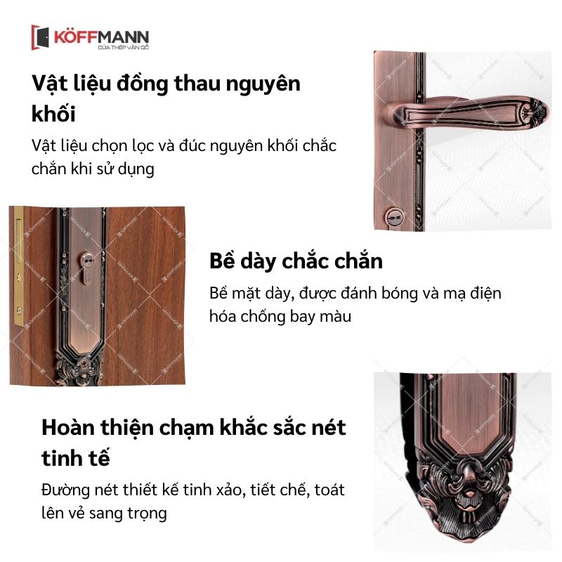 KHÓA CỬA ĐẠI KMD-350AC 7 5
