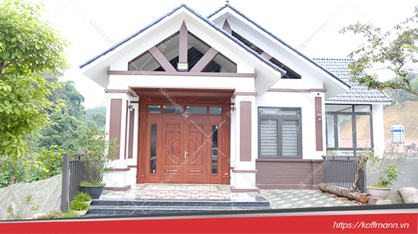 cửa thép vân gỗ Luxury KL-41.01.K-4TK