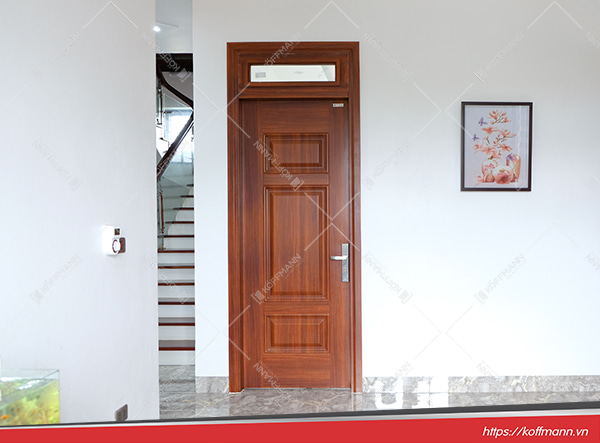 mẫu cửa thép vân gỗ 1 cánh KG-1.03-1TK