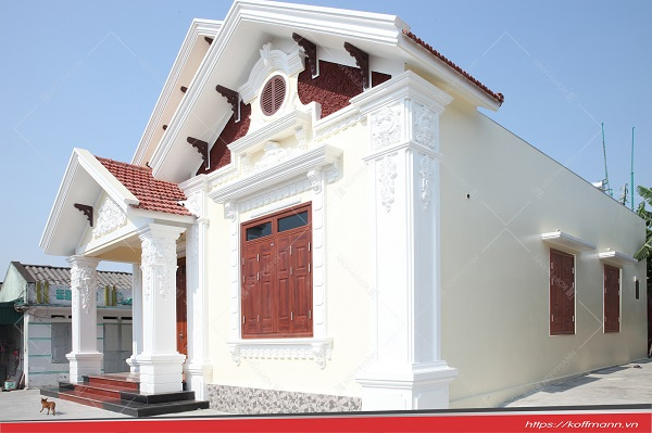 Cửa sổ thép vân gỗ KS-42.CS3-2TK 4 công trình cửa sổ KS-41.CS1.K-2TK
