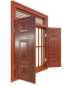 Cửa sổ thép vân gỗ KS-22.CS1-NC