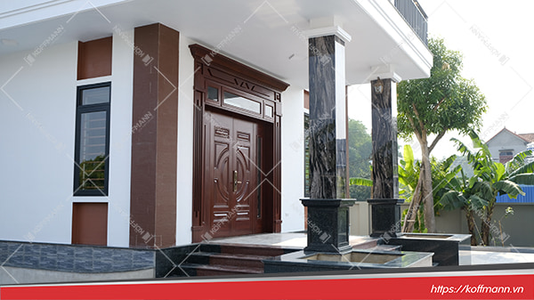 Cửa thép vân gỗ Luxury KL-22.01-2TK 5 sản phẩm cửa thép vân gỗ Luxury KL-22.01-2TK