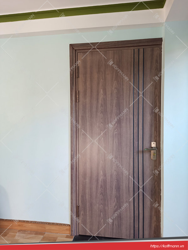 Cửa thép vân gỗ KG-1.08 6 sản phẩm cửa thép vân gỗ 1 cánh KG-1.08