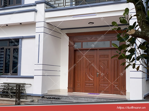 Cửa thép vân gỗ Luxury KL-41.01.03-4TK 11 cửa thép vân gỗ Luxury KL-41.01.03-4TK đẹp nhất