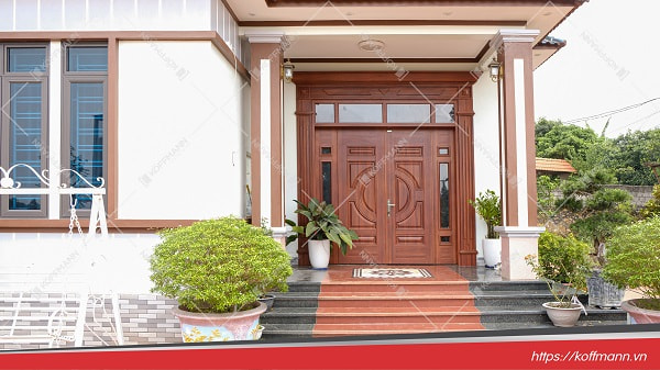 cửa thép vân gỗ Luxury KL-41.01.K-4TK đẹp nhất