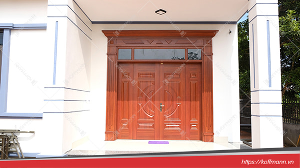 Cửa thép vân gỗ Luxury KL-41.01.03-4TK 14 công trình dùng cửa thép vân gỗ Luxury KL-41.01.03-4TK