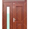 Cửa thép vân gỗ KG-21.06.K-1NC 2 cua thep van go kg 21 06k 1nc