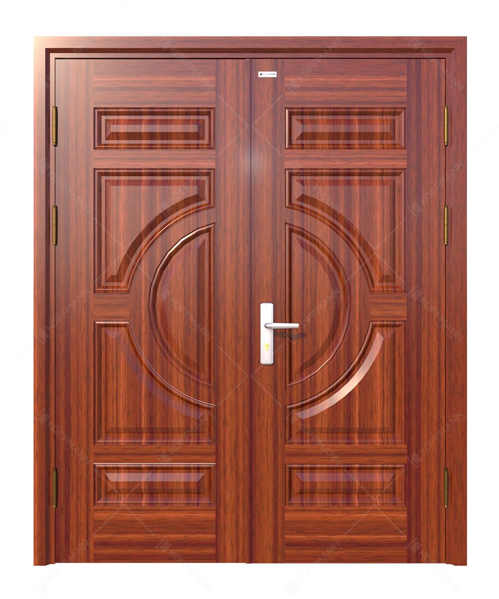 Cửa thép vân gỗ KG-22.01.01 2 cua thep van go kg 22.01 1