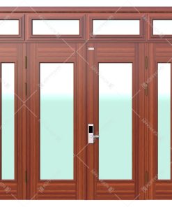 Cửa thép vân gỗ KG-41.K.K-4TK