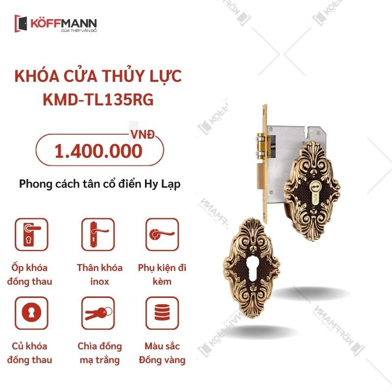 KHÓA CỬA THỦY LỰC KMD-TL135RG 3 khoa cua thuy luc kmd tl135rg