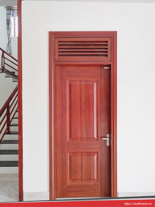 Cửa thép vân gỗ KG-1.06-1NC đẹp