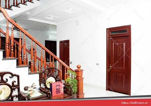 công trình Cửa thép vân gỗ KG-1.06-1NC