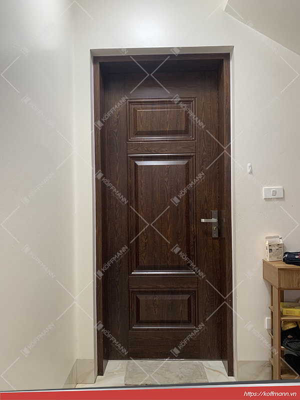 cửa thép vân gỗ KG-1.03