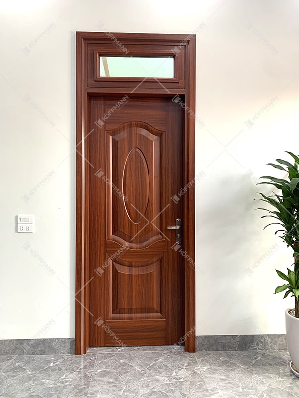 Cửa thép vân gỗ KG-1.07-1TK 6 Công trình sản phẩm cửa thép vân gỗ 1 cánh KG-1.07-TK
