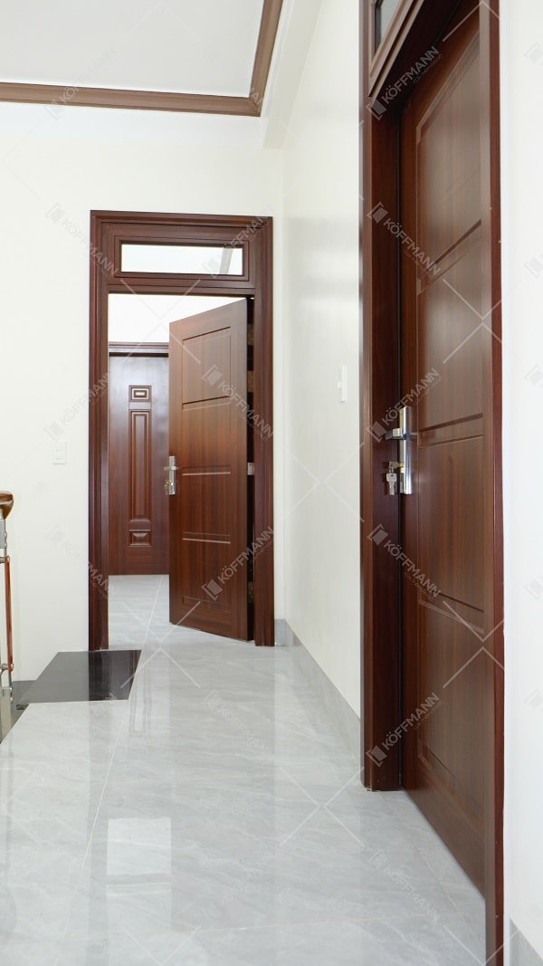 công trình Cửa thép vân gỗ 1 cánh KG-1.11 