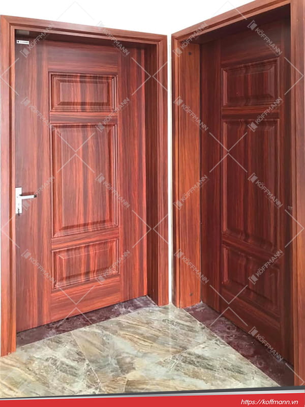 cửa thép vân gỗ KG-1.03