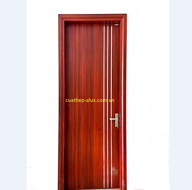cửa thép vân gỗ 1 cánh 01 cua thep van go 1 canh 01