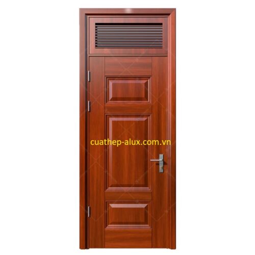 Cửa thép vân gỗ 1 cánh H4