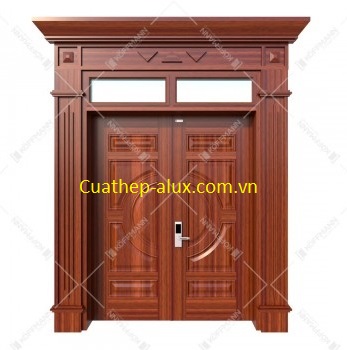 Cửa thép vân gỗ Luxury KL-22.01-2TK