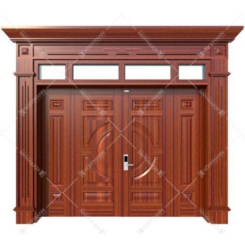 Cửa thép vân gỗ Luxury KL-41.01.03A-4TK