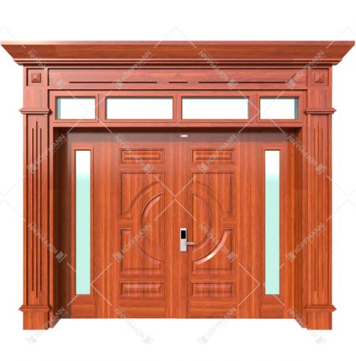 Cửa thép vân gỗ Luxury KL-41.01.K-4TK