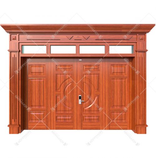 Cửa thép vân gỗ Luxury KL-42.01.03-4TK