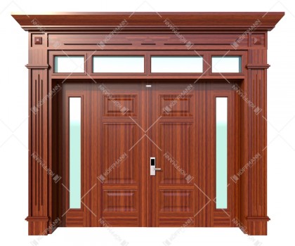 Cửa thép vân gỗ Luxury KL-42.03.K-4TK