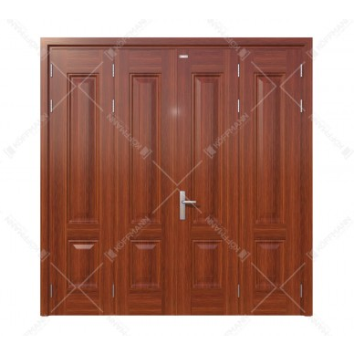 Cửa thép vân gỗ KG-42.CS2