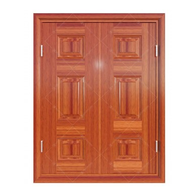 Cửa thép vân gỗ KGS2.CS1