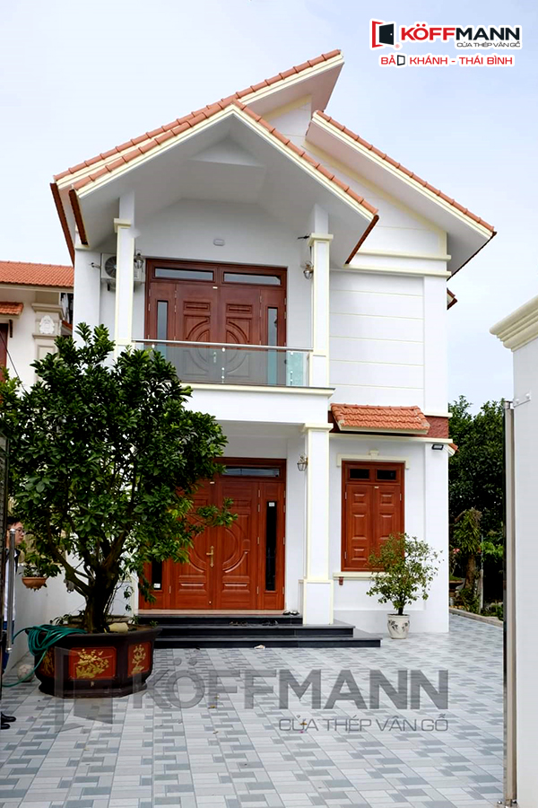 biệt thụ nhà vườn cửa thép chật lượng cao