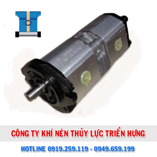 Bơm bánh răng 2 tầng